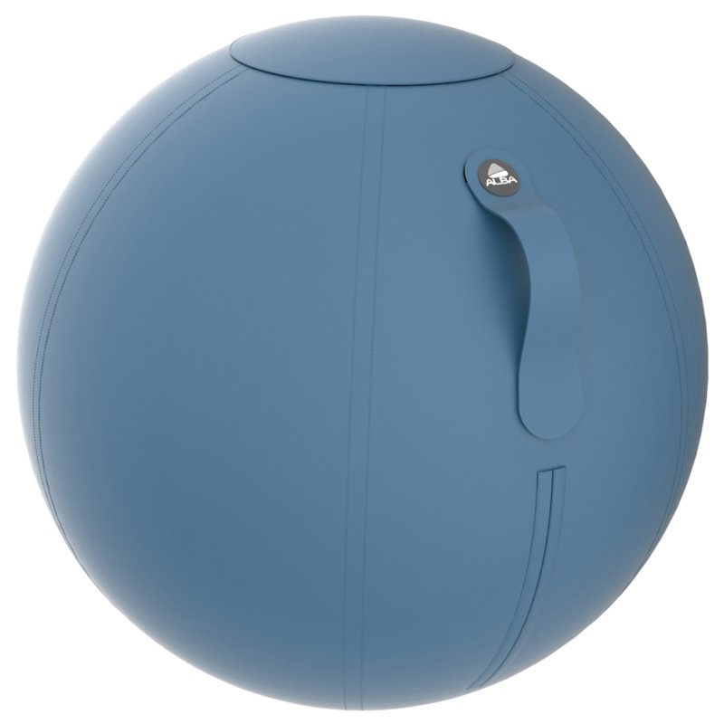 ALBA zitbal MHBALL, safraan geel, 650 mm, met handgreep